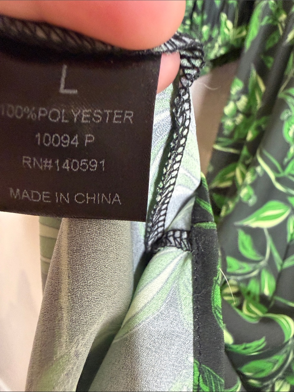Green Floral Maxi Skirt and top with Elastic Waistband SET - Picture 6 of 6
